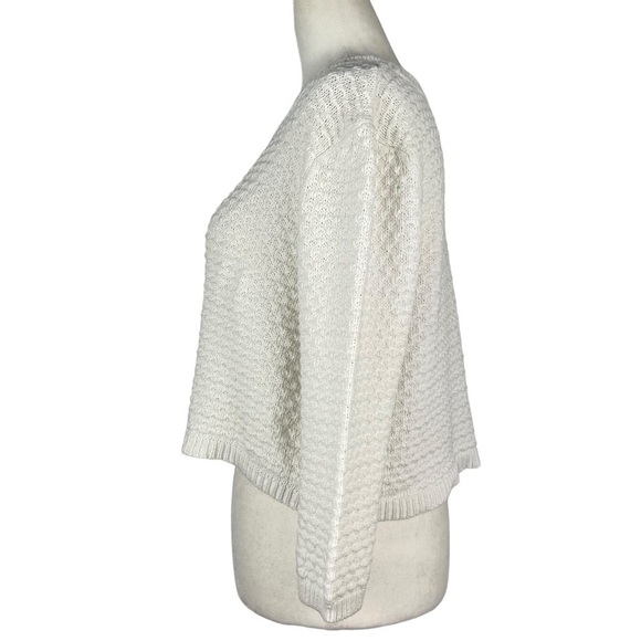 AMERICAN RAG CIE CROPPED SCOOP NECK COTTON SWEATER - Picture 6 of 8